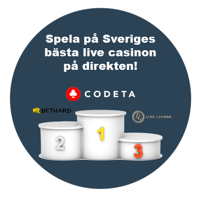 Bästa live casino 2018