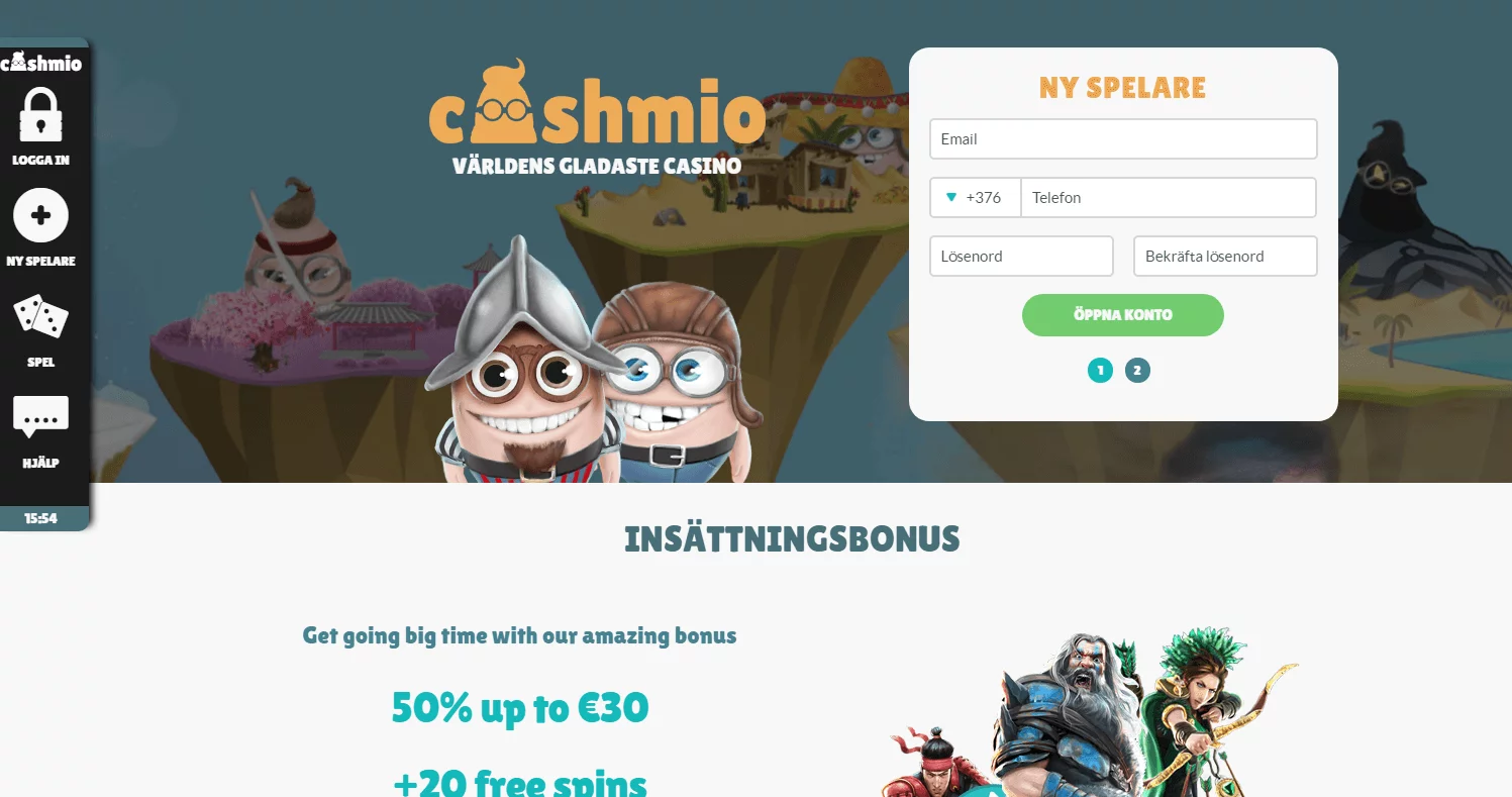 Cashmio live casino