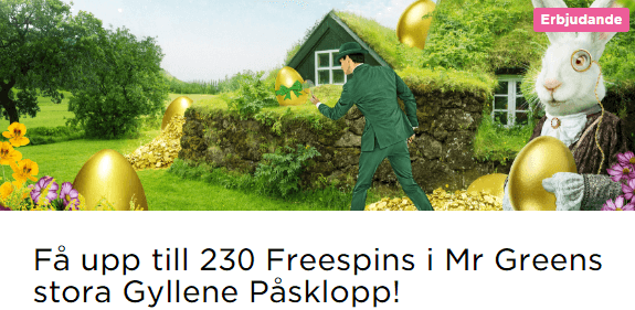 Påskkampanj MrGreen 
