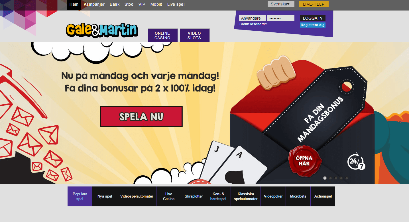 Gale & Martin bonusar