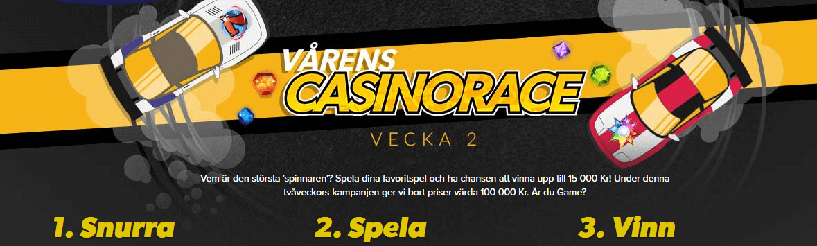 Igame vårens casinorace