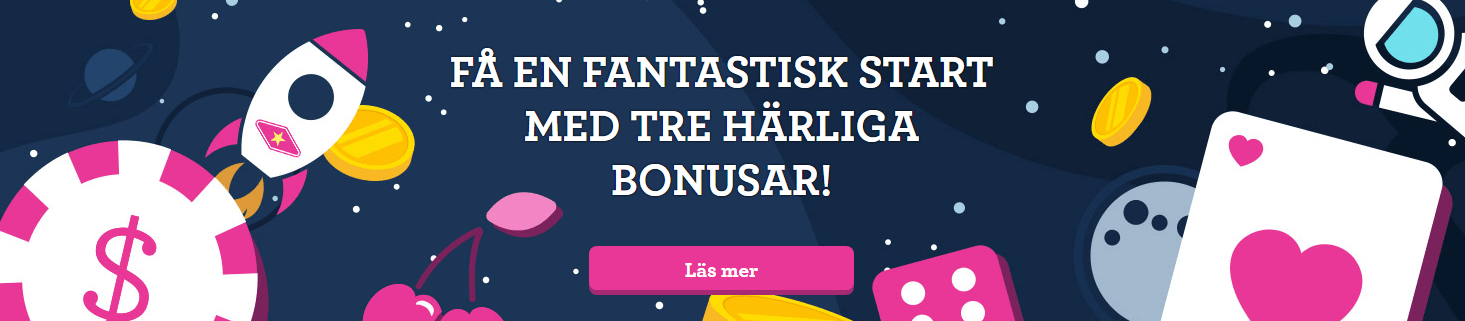 Veckans casino bonus Vinnarum