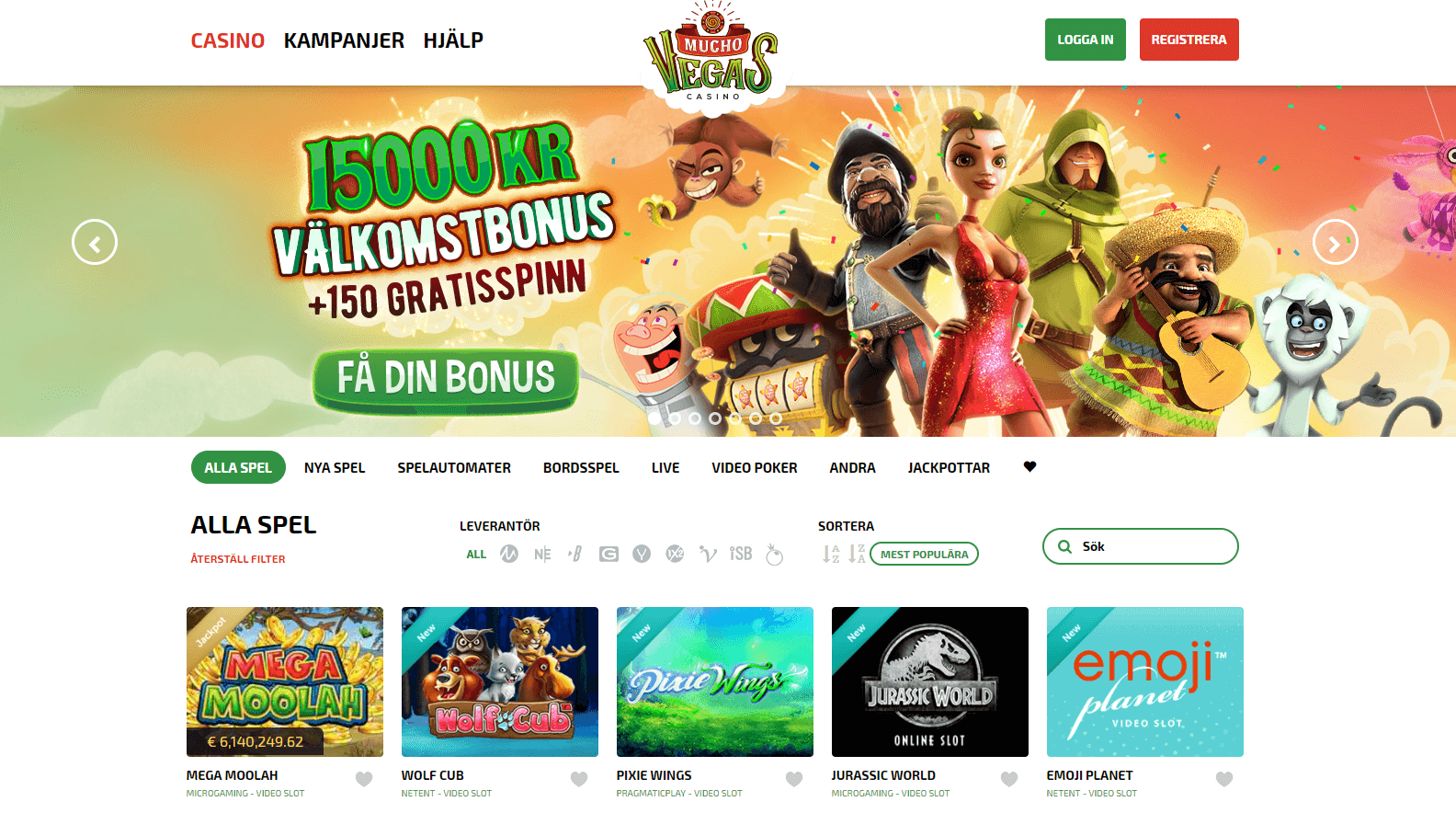 Nya casinot Mucho Vegas