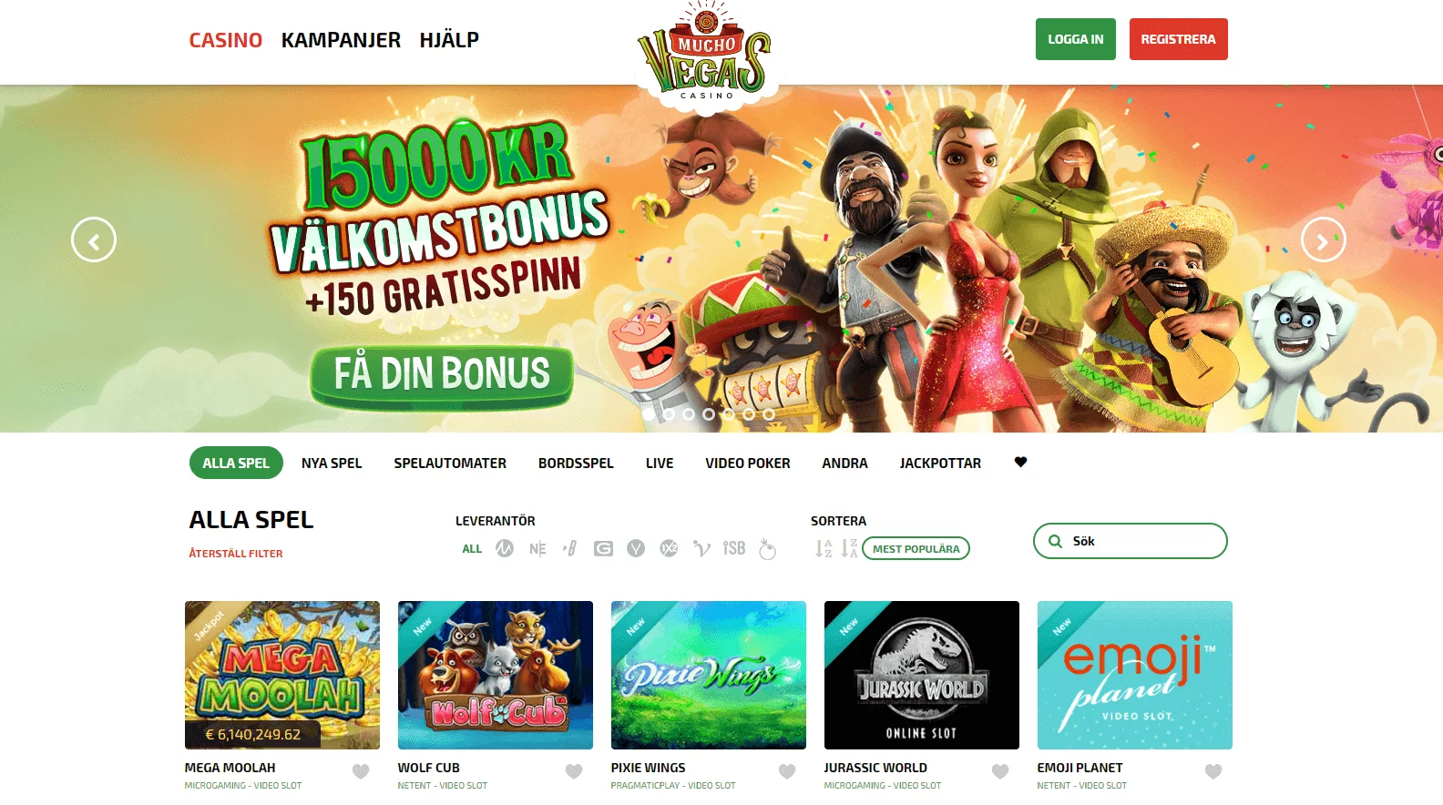 Nya casinot Mucho Vegas