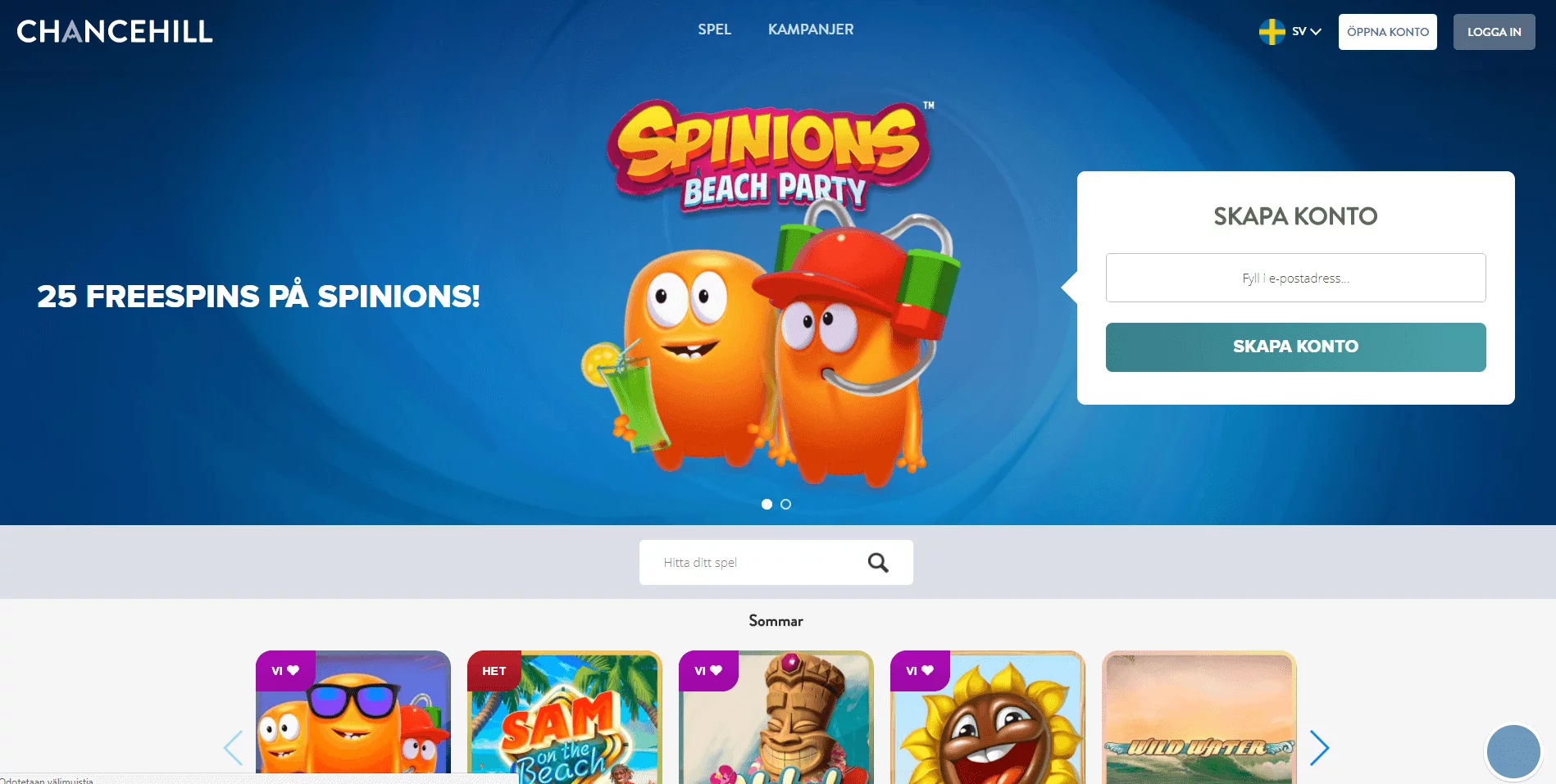 Chancehill kampanjer