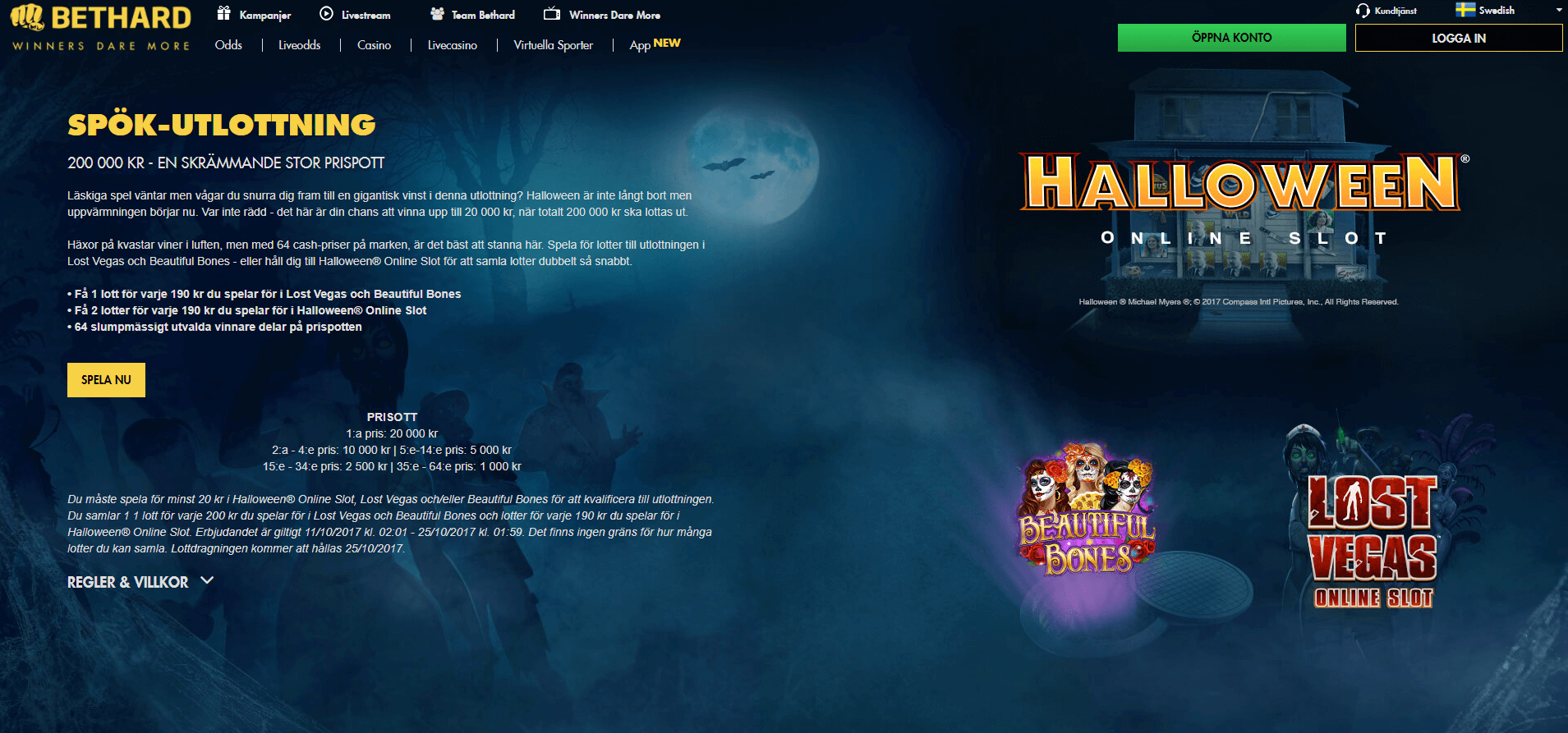 Halloween tävling Bethard