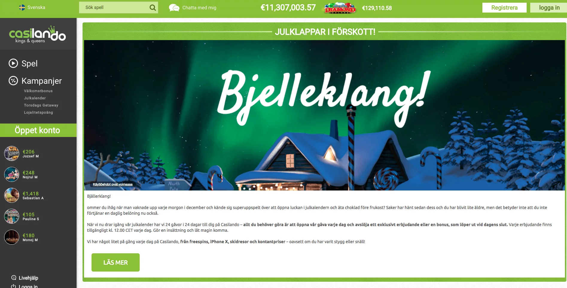 Casilando julkalender