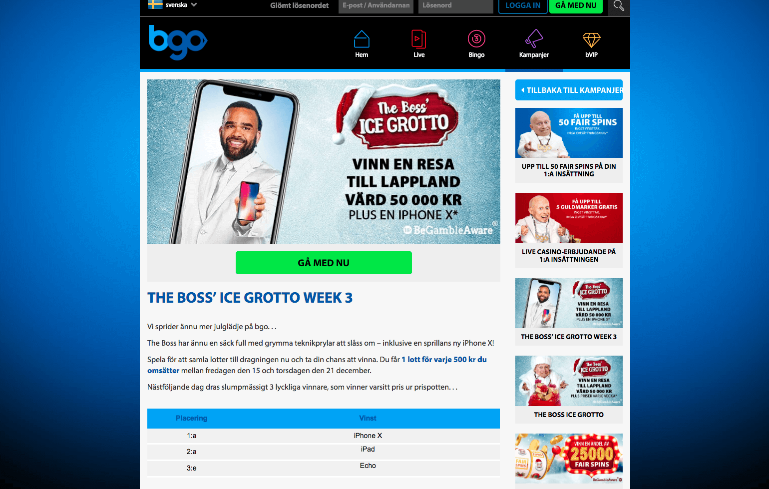 Vinn en 50 000 kronors resa till Lappland