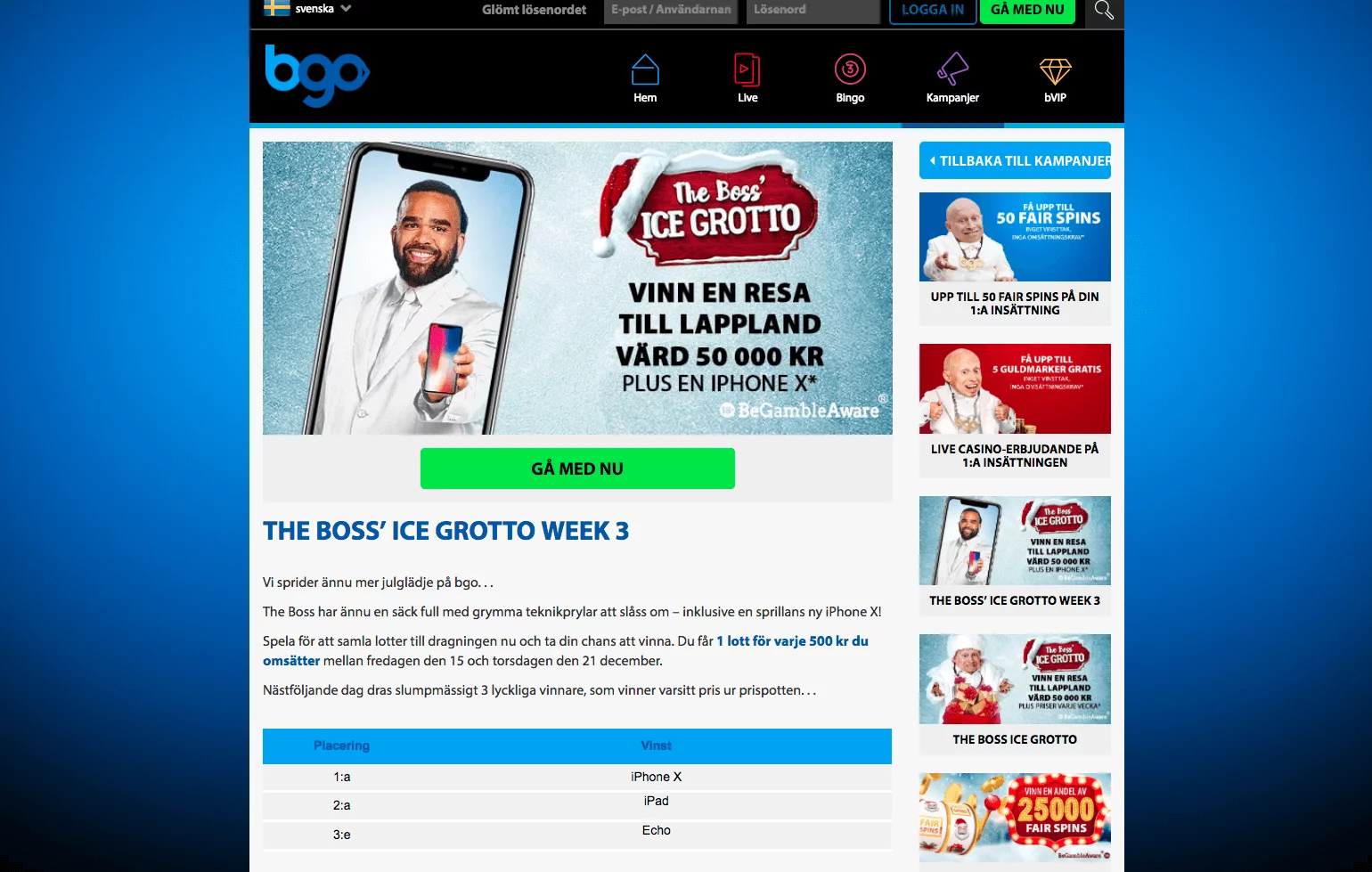 Vinn en 50 000 kronors resa till Lappland