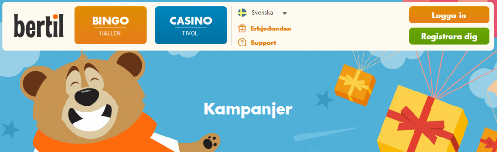Bertil 1000 kronor välkomstbonus