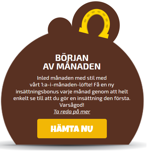 Ladda med 120% bonus i februari på Casino La Fiesta