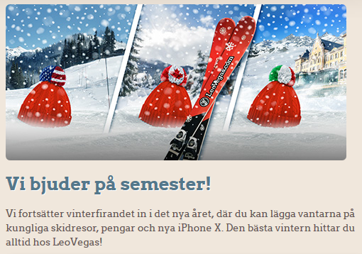 LeoVegas Skidresa till Kanada