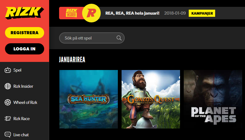 Rizk Januarirean fortsätter