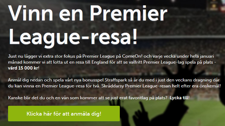 Comeon Premier League resa