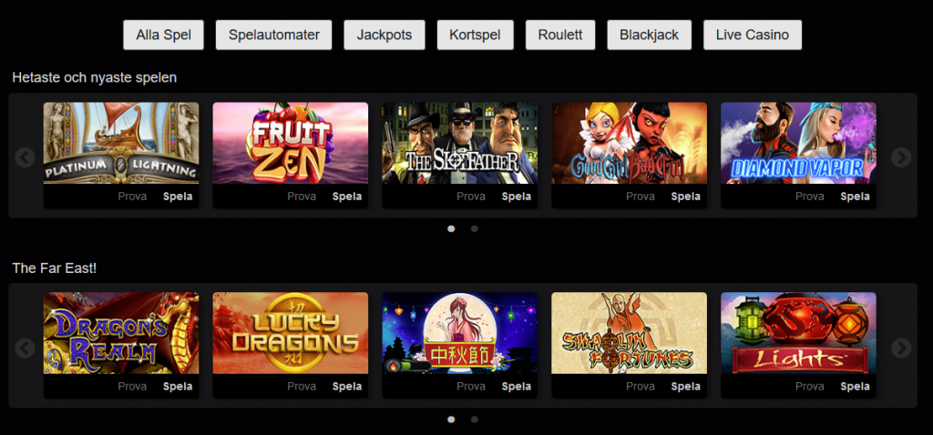 Oshi Välkomstbonus och 200 freespins