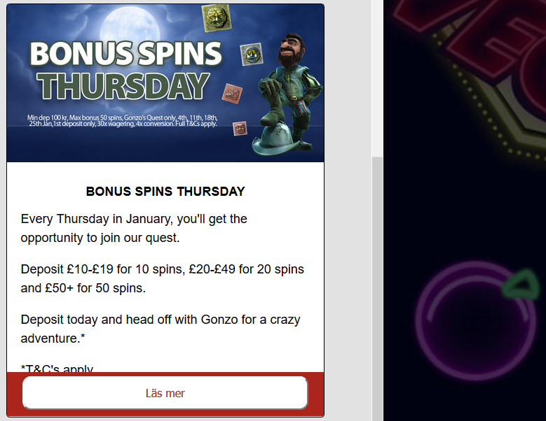 Reelvegas Bonus Spins Thursday