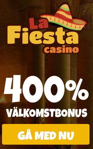 La Fiesta Casino 120% upp till 1200 € månatalig startbonus