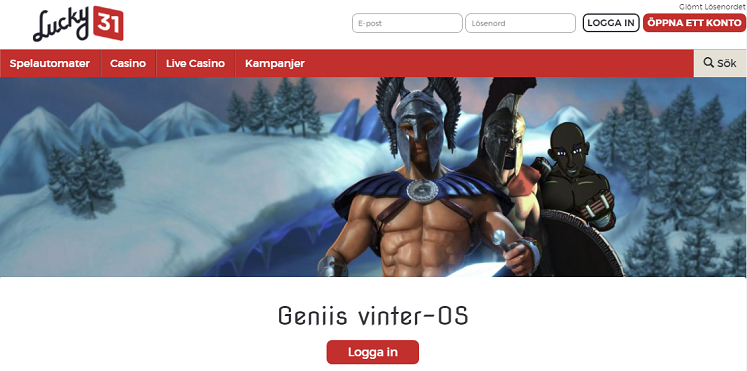 Lucky31 Geniis vinter-OS