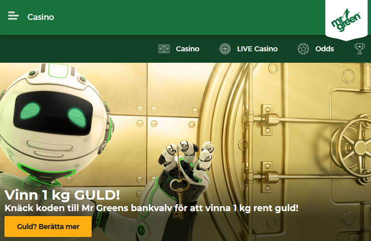 MrGreen 5-dagars Cash Prix