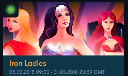 FrankCasino 15 000 € Iron Ladies-kampanj