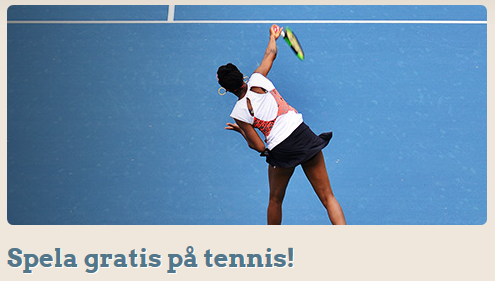 LeoVegas Spela gratis på tennis