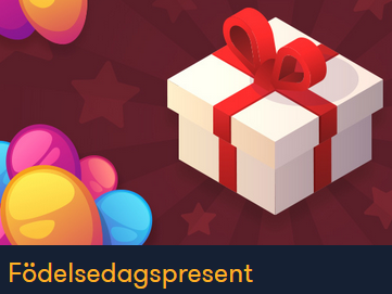 Nätcasino Frank Casino Födelsedagspresent