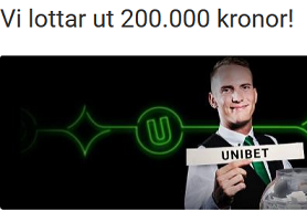 Nätcasino Unibet 200 000 kr lottas ut i vårt Live Casino bara denna vecka!