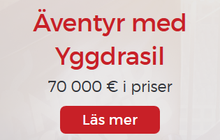 Nätcasino Lucky31 Äventyr med Yggdrasil. Vinn din andel av 20 000 €!