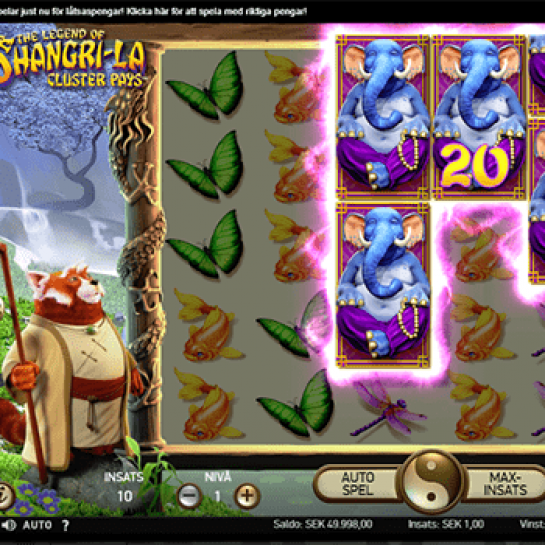 The Legend Of Shangri-La: Cluster Pays slot