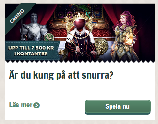 Nätcasino Cherry Casino - Är du kung på att snurra? Vinn upp till 7500 kr och tonvis med freespins denna helg!