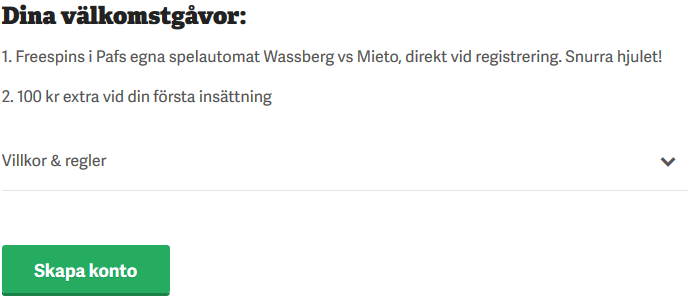 Registrera dig hos nätcasino Paf och vinn 100 gratisrundor i Double Joker Poker!