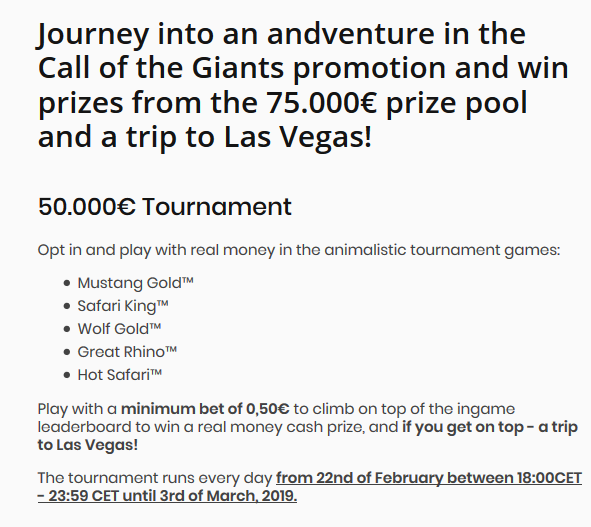 Klicka här och tävla om 75 000 € + resa till Las Vegas på Agent Spinner!