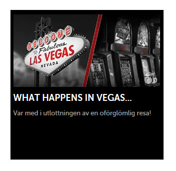 Vinn drömresan till Las Vegas på Betsafe nu!