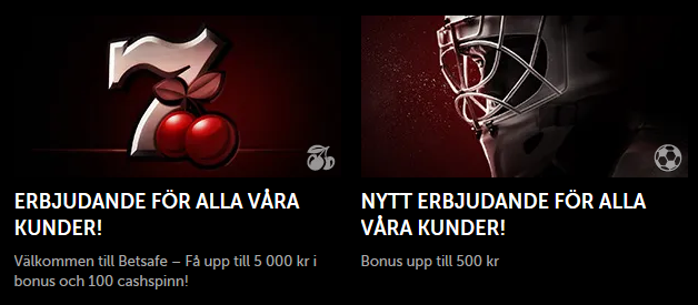 Registrera dig på Betsafe och slåss om 100 000 kr i prispotten!