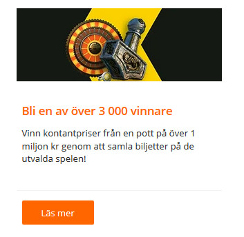 Vinn upp till 100 000 kr första pris hos Betsson!