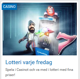 Veckovisa lottdragninar med cashspins i mars på NordicBet!