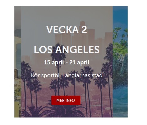 Vinn resa till Los Angeles på Betsafe!