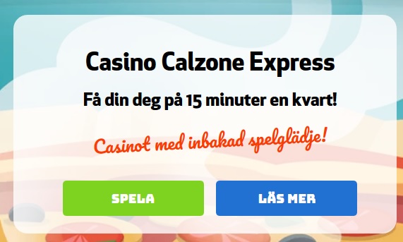 Börja spela på Casino Calzone så kan du vinna 500 kr varje dag!