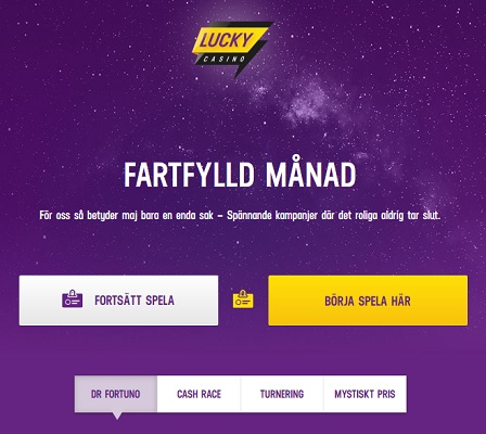 Spela om 200 000 kr på Dr Fortuno hos LuckyCasino!