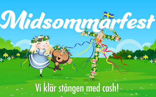 Midsommarfest på Jackpotjoy med 35 000 kr i prispott!