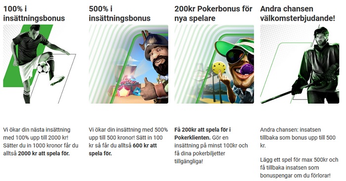 Hämta välkomstbonus på Unibet och spela sommarspel!