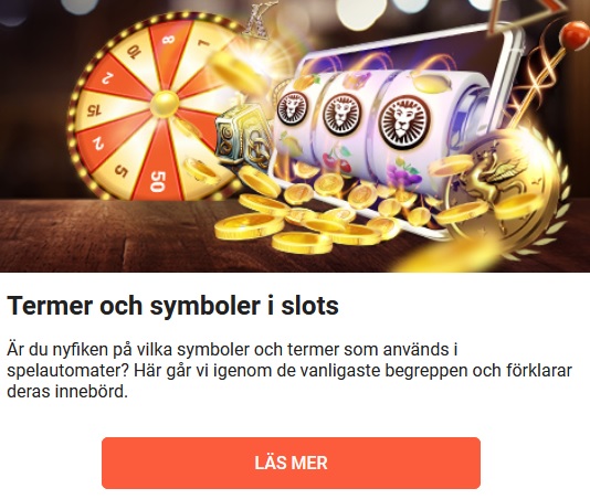 Läs grunderna i slots nu på LeoVegas!