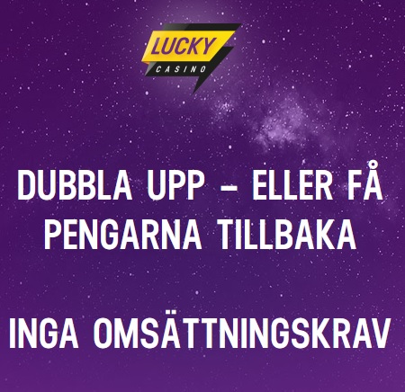 Hämta din omsättningsfria bonus på Lucky Casino!