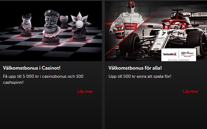 Hämta välkomstbonus nu på Betsafe!