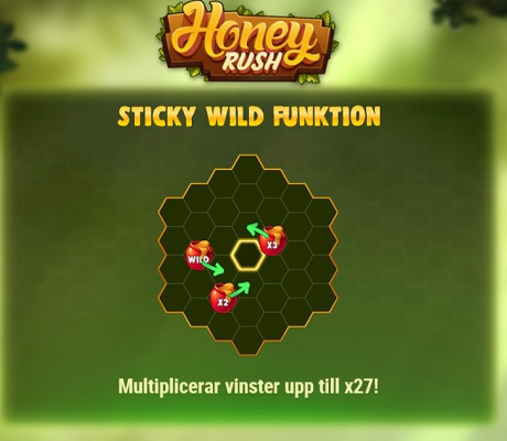 Nya slotsspelet Honey Rush!