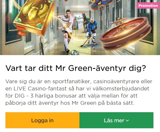 Delta i Mr Green Casino 47 dagars Julkalender 2019!