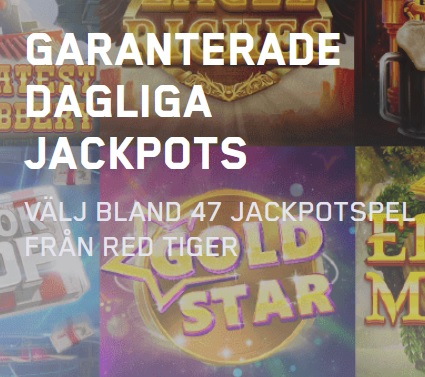 47 garanterade Dagliga Jackpots hos Maria Casino!