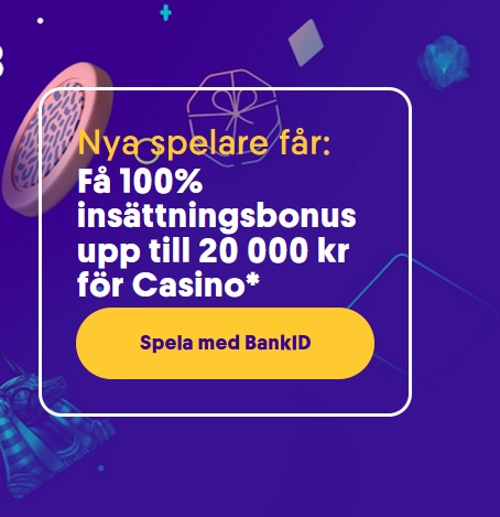20 000 kr casino bonus på Casumo!