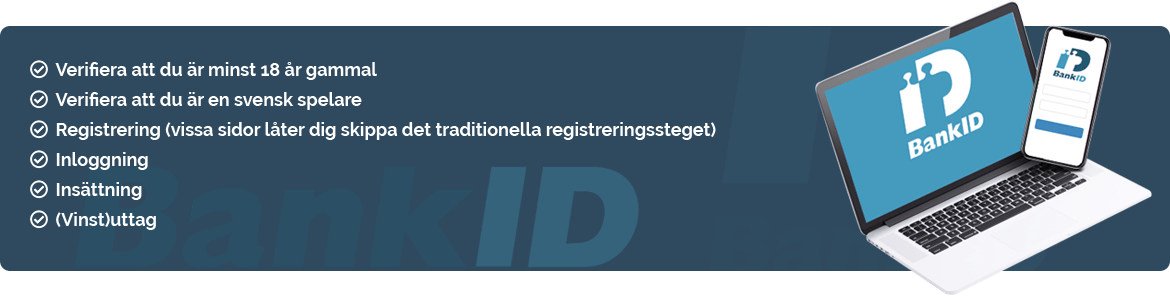 Nätcasino med BankID