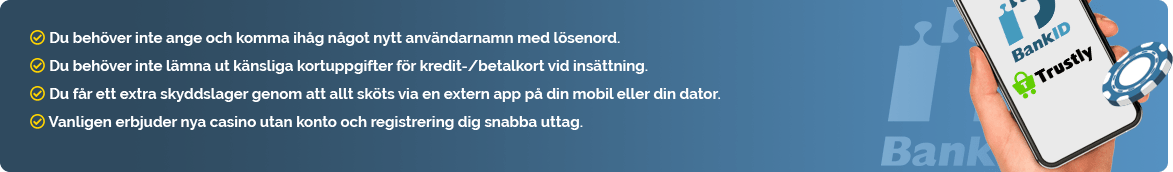 Nya casino utan konto